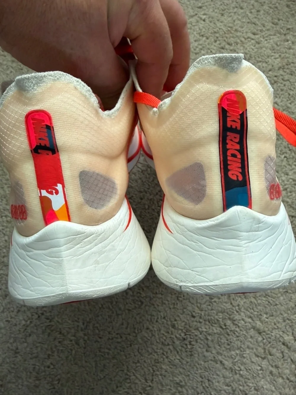 Nike Zoom Fly SP Mens Size 9.5 Translucent Running Shoes AV8074-800